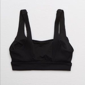 Aerie Ribbed Banded Wide Strap Scoop Bikini Top